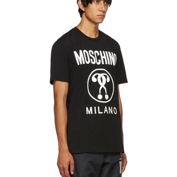 Moschino Milano double question mark t-shirt NEW - Picture 3 of 8